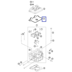 90136053000  Φλάντζα Καπακιού Βαλβίδων KTM Duke-125-200 '11-'16