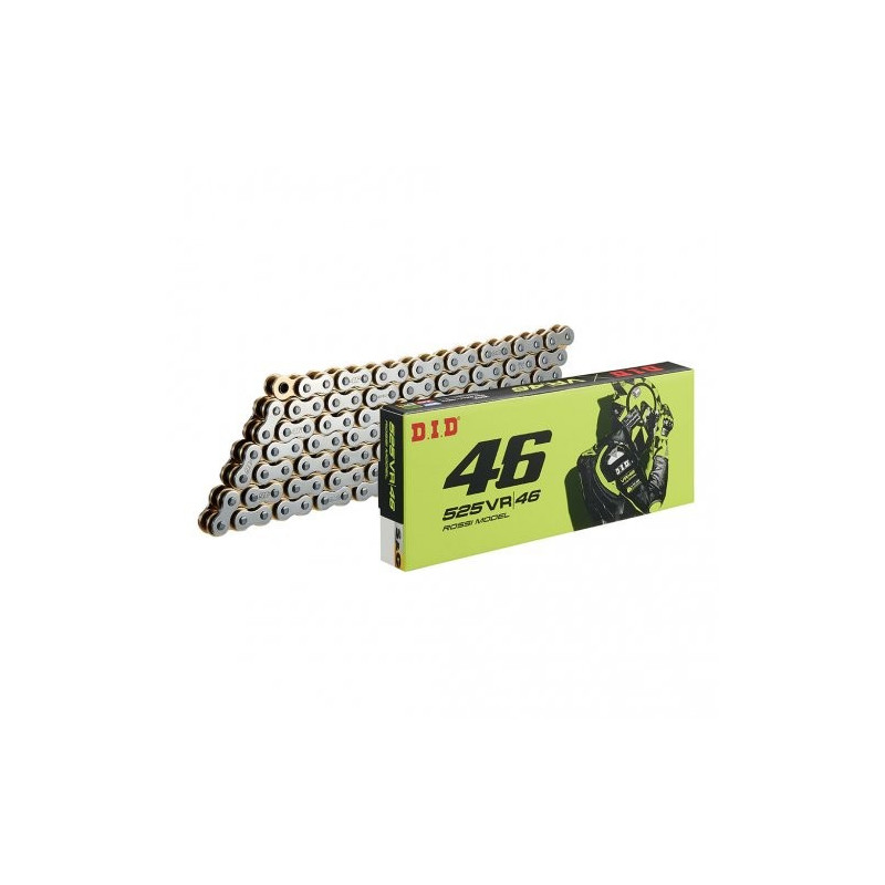 DID525VR46SG118   D.I.D VR46 Αλυσίδα Κίνησης X'Ring 525-118 links