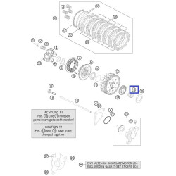 56532095000  Needle Bearing Clutch KTM EXC-EXCF  LC-4 640
