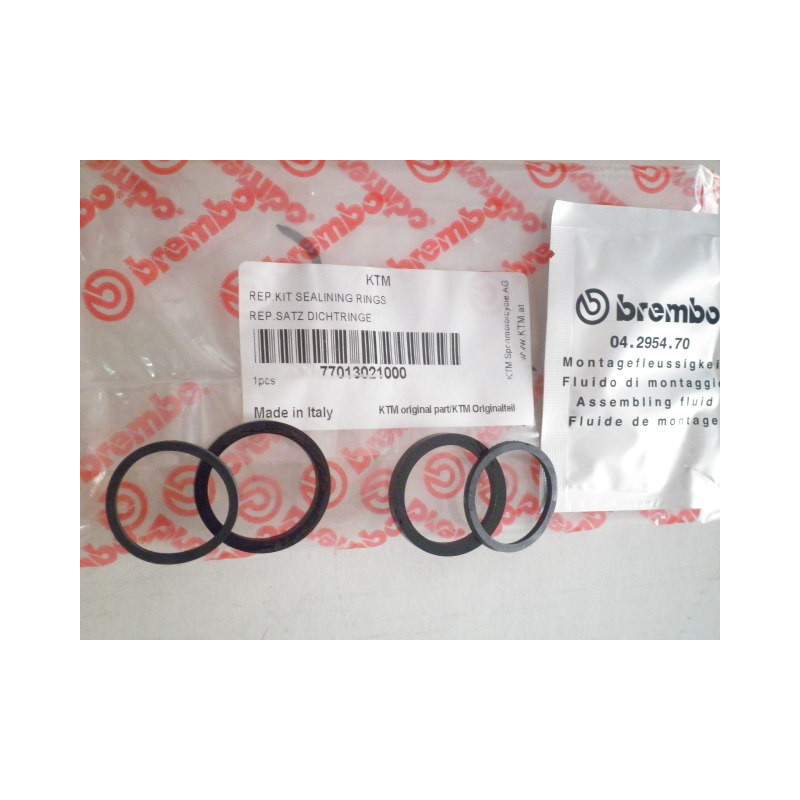 77013021000  Λάστιχα Εμβόλων Δαγκάνας Σετ 24mm. KTM EXC-250-300 '09-'22 