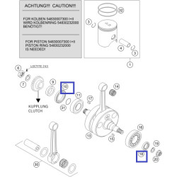 42-6320  PRO-X Crankshaft Seal Kit KTM EXC-250-300