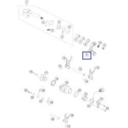 SCL-7514   ACCEL Shifting Lever Cpl. KTM SX-F 250/350 '16-'23