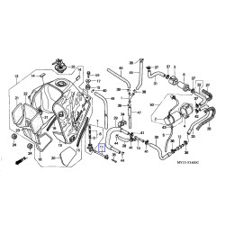 16963KY6000  Διακόπτης Ρουμπινέτου Βενζίνης Honda XRV-750 Africa Twin '93-'00