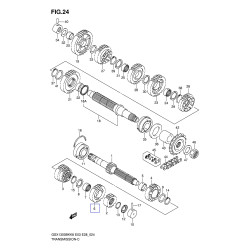 2426115H00   Gear 6th Drive (NT 23) Suzuki GSXR-1300 Hayabusa