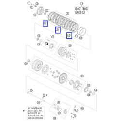 60032011000  Clutch Friction Disks Kit KTM ADV-950-990