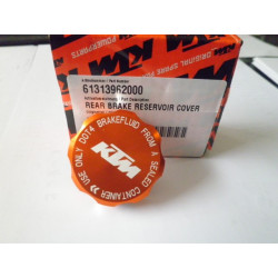 61313962000  Rear Brake Reservoir Cover CNC Orange KTM ADV-1050-1190-1290