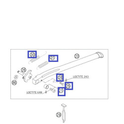 KS-01  4MX Repair kit Side Stand KTM EXC '99-'07