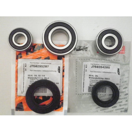 KTMJ760264208  Σετ Ρουλεμάν-Τσιμούχες Πίσω Τροχού KTM Duke-125-200-390