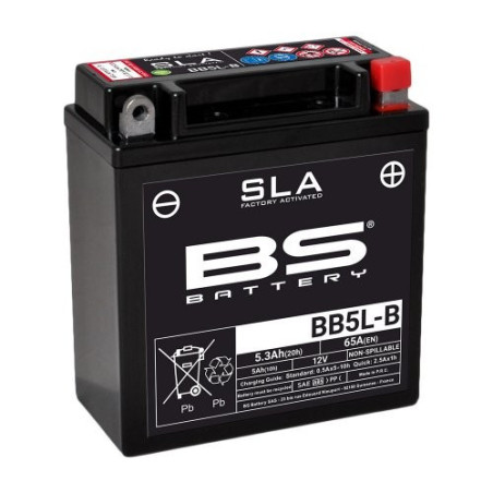 BB5L-B SLA   BS Battery Gel YB5L-B Kawasaki KAZE-R 115