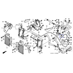 37750PC1004   Βαλβίδα Θερμοκρασίας Honda XL-600/650V Transalp  XRV-750 Africa Twin