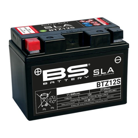 BTZ12S-SLA   BS Battery YTZ12-S Honda XL-650V Transalp CBR-1100XX SH-300