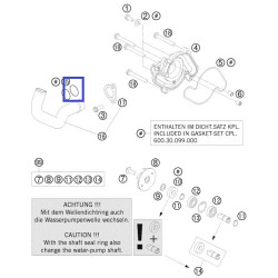 0770250030   O'ring 25,00X3,00 Nbr 70  KTM ADV-950-990