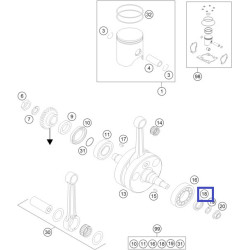 0760253570   Crankshaft Seal 25x35x7BTSL  KTM EXC-250-300 