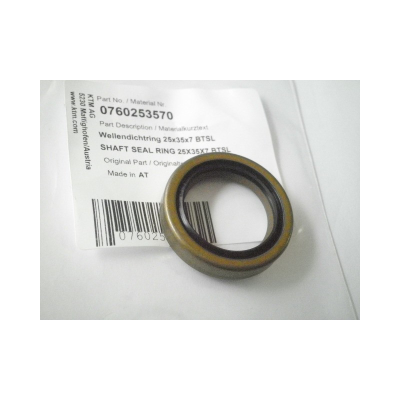 0760253570   Crankshaft Seal 25x35x7BTSL  KTM EXC-250-300 