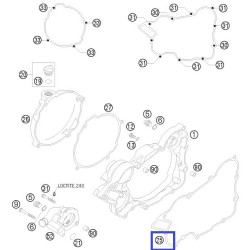 731B17052  Centauro Clutch Cover Gasket KTM EXC-SX-125