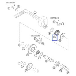 54633025000  Kickstarter Spring KTM EXC-250/300 '98-'14
