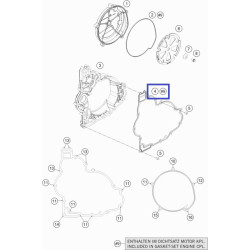 61230025100 Φλάντζα Καπακιού Συμπλέκτη KTM ADV-1090/1190/1290