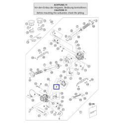46-5005  All Balls  Φλάντζα Λεκάνης Καρμπυρατέρ KTM Adventure-950 '03-'06