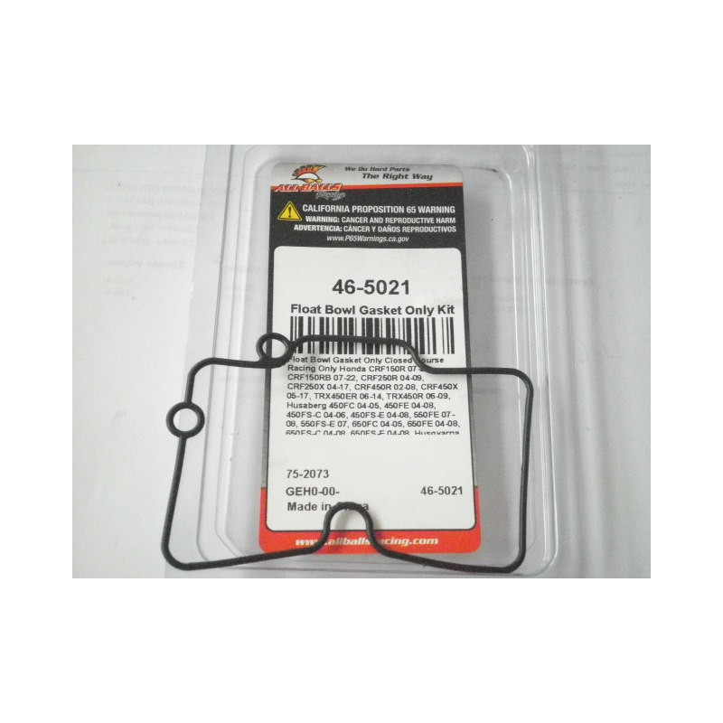 46-5021  All Balls Float Bowl Gasket KTM EXC-400/450/525  SXF-250 '05'-'10