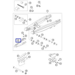 8451300001  Polisport Γλύστρα Ψαλιδιού ΚΤΜ EXC/SX '99-'07