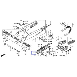 8450000001  Polisport Γλύστρα Ψαλιδιού Honda CRF-450R '02-'08 CRF-250R '04-'09