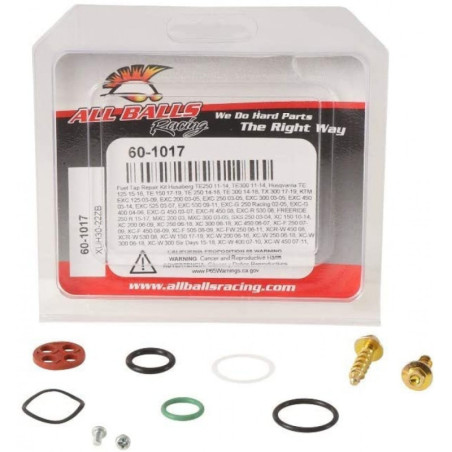 60-1017  All Balls Fuel Tap Repair kit KTM EXC-125/200/250/300 '03-'17