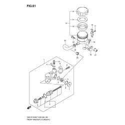 5960029821  Σετ Επισκευής Αντλίας Εμπρός Φρένου Suzuki GSXR-600/750/1000 '04-'08