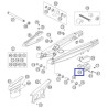 54607070144  Retaining Plate Cpl. Rear KTM EXC '98-'07 SX '98-'06