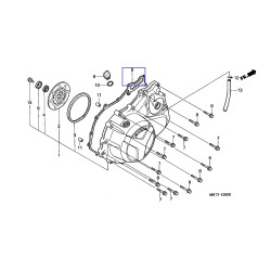 S410210008087   ATHENA Clutch Cover Gasket Honda XL-1000V Varadero 