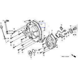S410210008048   ATHENA Clutch Cover Gasket Honda CB-600F Hornet '98-'06