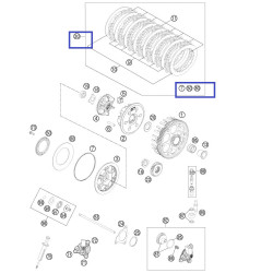 78132010110  Δίσκοι Συμπλέκτη Σετ KTM EXC-F 350 '12-'17