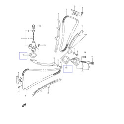 1283727G00   Gasket Tensioner Suzuki DL-650 V-Strom