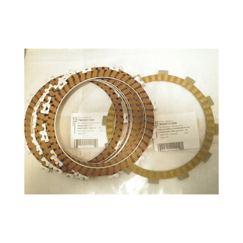 76632011000  Clutch Friction Disks Kit  KTM LC-4  640