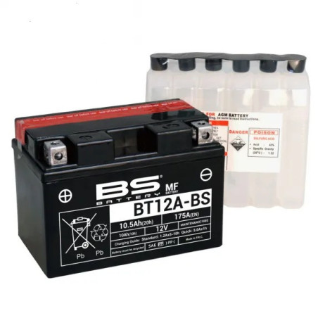 BT12ABS  BS Battery YT12A-BS  Sym GTS-250/300 EFI F4  CRUISYM-300i