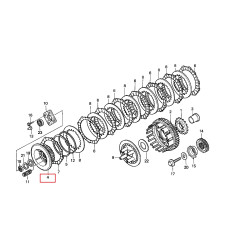 22120MBA000  Κέντρο Δίσκων Συμπλέκτη Honda XL 650V '01-'06