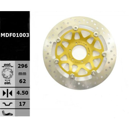 203-12-250  MTX Δισκόπλακα Εμπρός Honda XL-1000V Varadero ABS '04-'11