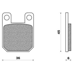 FRP 405 AG Ferodo Front & Rear Brake Pads Peugeot Elyseo & Vivacity