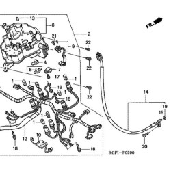 44830KGF900 Ντίζα Κοντέρ Honda NES-150 PES-150