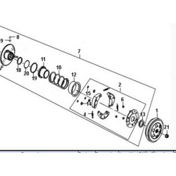 22300A1A000 Sym Symphony-50 Weight Clutch Set