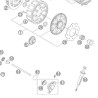 75032061044  KTM EXC-450-525  SX-250 Αντλία Συμπλέκτη Κάτω 