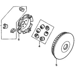 22123KFG000 Honda FES-250 '98 Foresight Transmission Rolls 