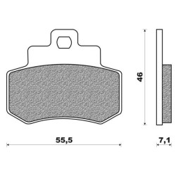 FDB 2140 AG Ferodo Rear Disc Brake Pads Kymco  Grand Dink 250
