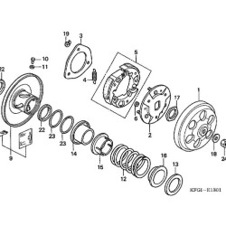 22535KFG000  Honda Weight Clutch FES-250 Foresight