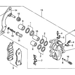 06455KWN641 Honda PCX-125 Front Brake Pads