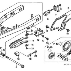 52156MAN620 Honda XRV750-XL650V Chain Guard