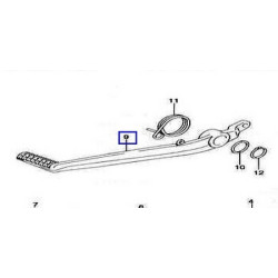 4311127G00  Suzuki DL-650 Pedal Brake
