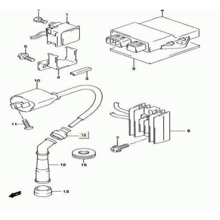 3280029F00  Suzuki DRZ-400 Rectifier Assy