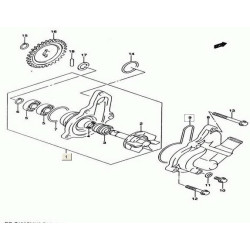 1740029F00  Suzuki DRZ-400 Water Pump Assy