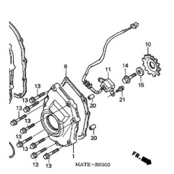 11391MAT000  Honda CBR-1100XX Φλάντζα Ηλεκτρονικής