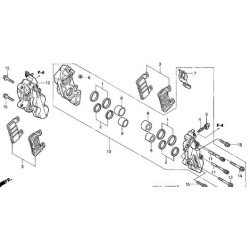 06455MCF016  Τακάκια Εμπρός Honda CBR-900RR VTR-1000SP